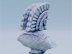 Aztec Sculpture Model 3D