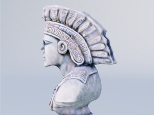 Aztec Sculpture Model 3D