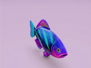 3D Fish 3D Model