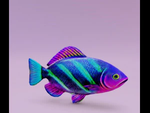 3D Fish 3D Model