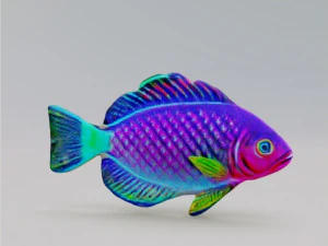 Pesce 3D Modello 3D
