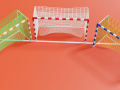 Handball-Futsal Goalpost  3D Models
