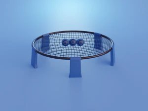 Spikeball-Roundnet Low-poly 3D Model