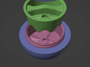 Esfera Moedor de Ervas Modelo de Impressão 3D