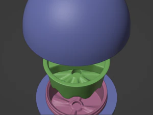 Herb Grinder Sphere 3D Print Model