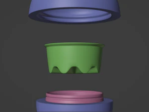Herb Grinder Sphere 3D Print Model