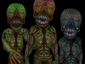 MONSTER Q Modelo 3D