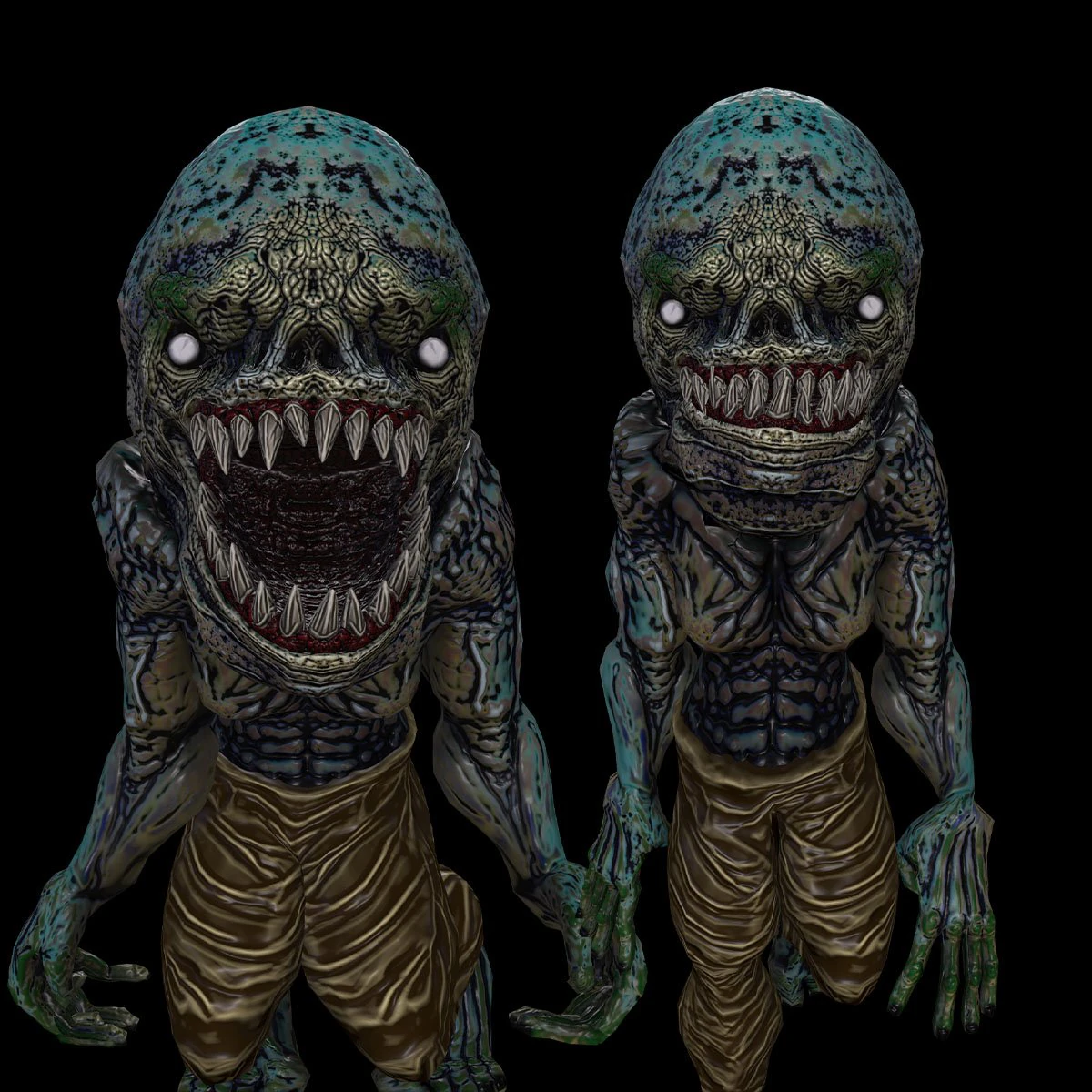 MONSTER S 3D Model .c4d .max .obj .3ds .fbx .stl .blend 