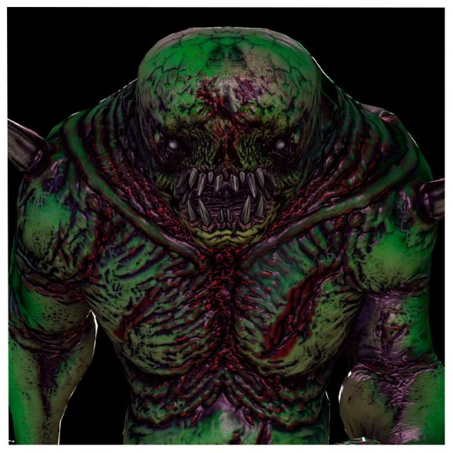 МОНСТР Х 3D Модель .c4d .max .obj .3ds .fbx .stl .blend 