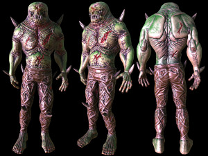 MONSTER X Modelo 3D