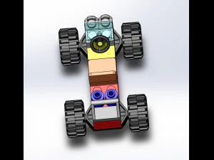 Lego Car 3D Model