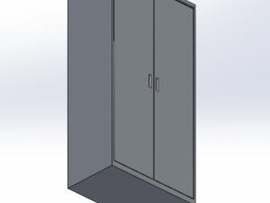 Two Door Cabinet 3D-Modell