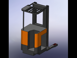 Toyota Forklift 3D Model