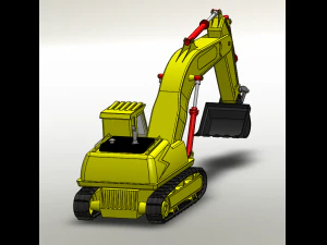 Excavator 3D Model