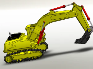 Excavator 3D Model