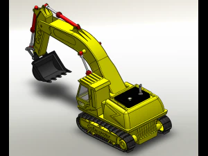 Excavator 3D Model