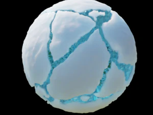 눈과 얼음 CG 텍스쳐