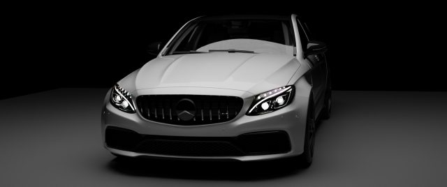 Mercedes c class rig 3D मॉडल .c4d .max .obj .3ds .fbx .stl .blend 
