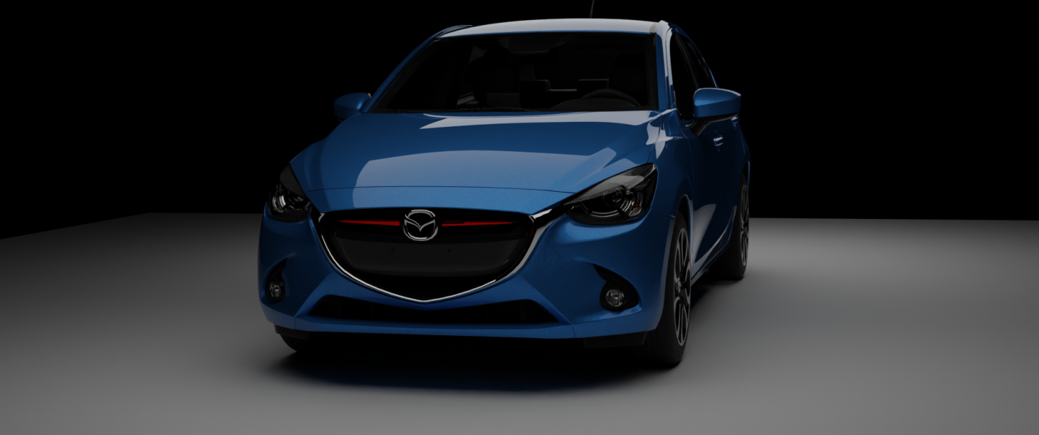 STL-Datei Mazda 2 Demio 2010-2014 Silhouette Schlüssel・3D-druckbares Modell  zum herunterladen・Cults