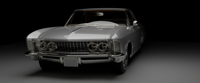 Buick Riviera 3D Model .c4d .max .obj .3ds .fbx .stl .blend 