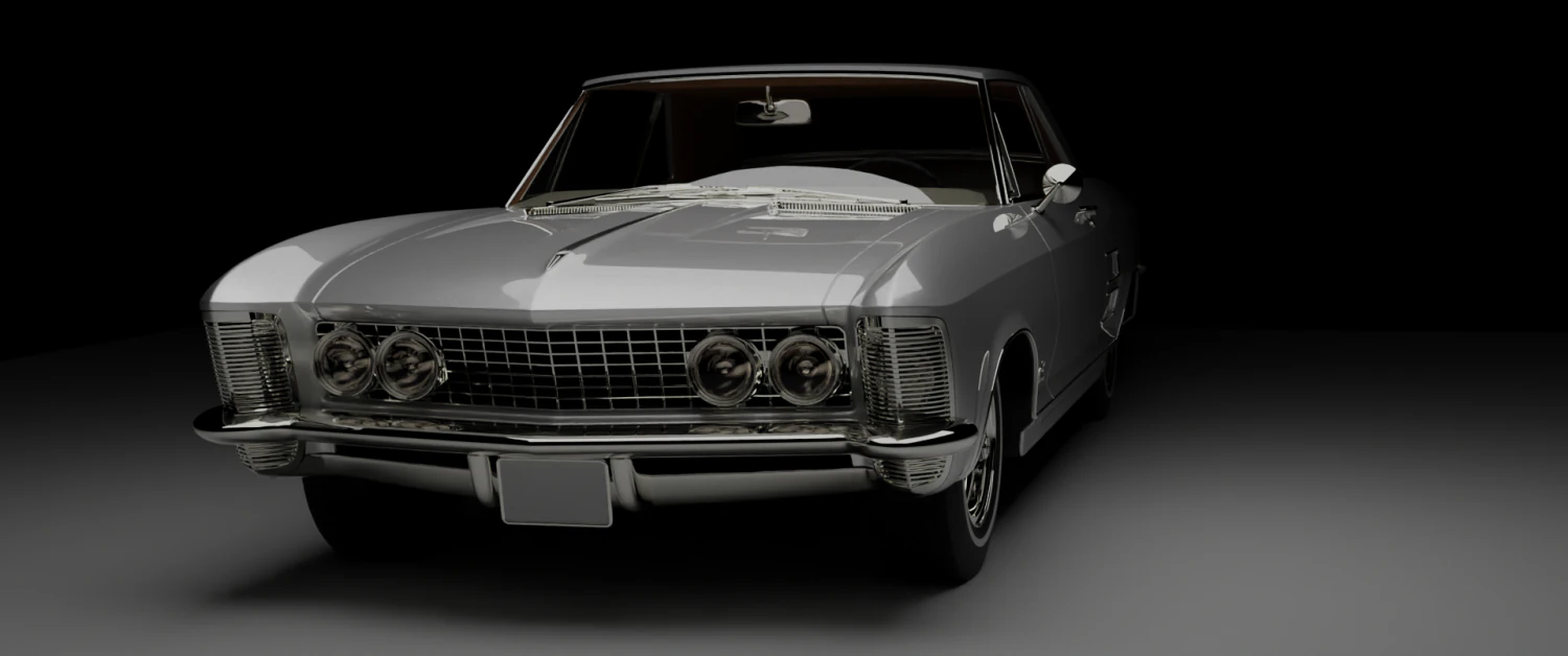 Buick Riviera 3D Model .c4d .max .obj .3ds .fbx .stl .blend