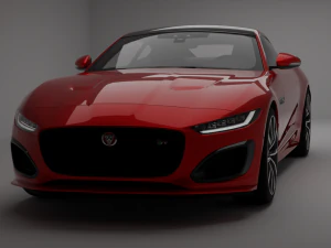 Jaguar F-Type 3D Model