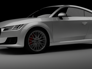 Audi TT rig animations Model 3D