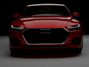 Audi a7rig animations 3D Model