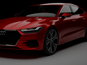 Audi a7rig animations 3D 모델