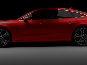 Audi a7rig animations 3D 모델