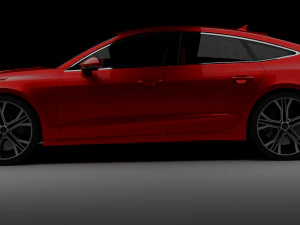 Audi a7rig animations 3D Model