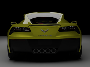 Chevrolet Corvette rig animations Modelo 3D