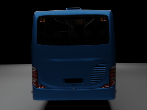 Bus Setra S418 rig animations 3D 모델