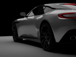 Aston Martin DB11 rig animations 3D Model