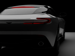 Aston Martin DB11 rig animations Model 3D