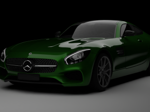 Mercedes AMG GT rig animations 3D Models