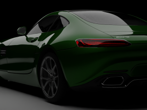 Mercedes AMG GT rig animations 3D 模型