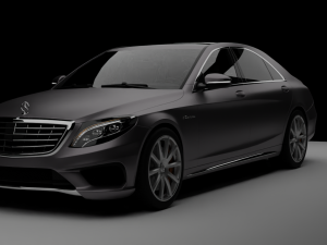 Mercedes S63 Amg rig animations 3D Models