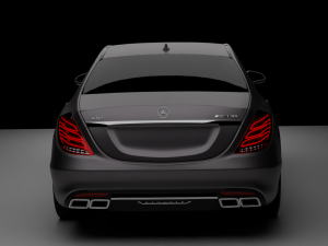 Mercedes S63 Amg rig animations Modèle 3D