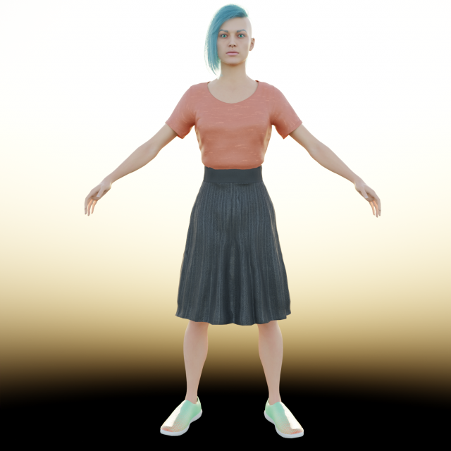 Human 3D 모델 .c4d .max .obj .3ds .fbx .stl .blend 