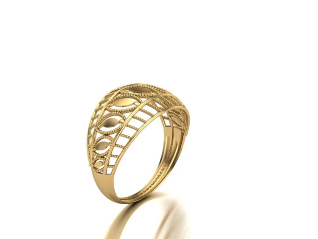 クウェートのリング 3Dプリントモデル .c4d .max .obj .3ds .fbx .stl .blend