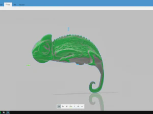 カメレオン 3Dモデル