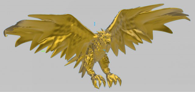 AGUILA ARPiA o harpia Model 3D .c4d .max .obj .3ds .fbx .stl .blend 
