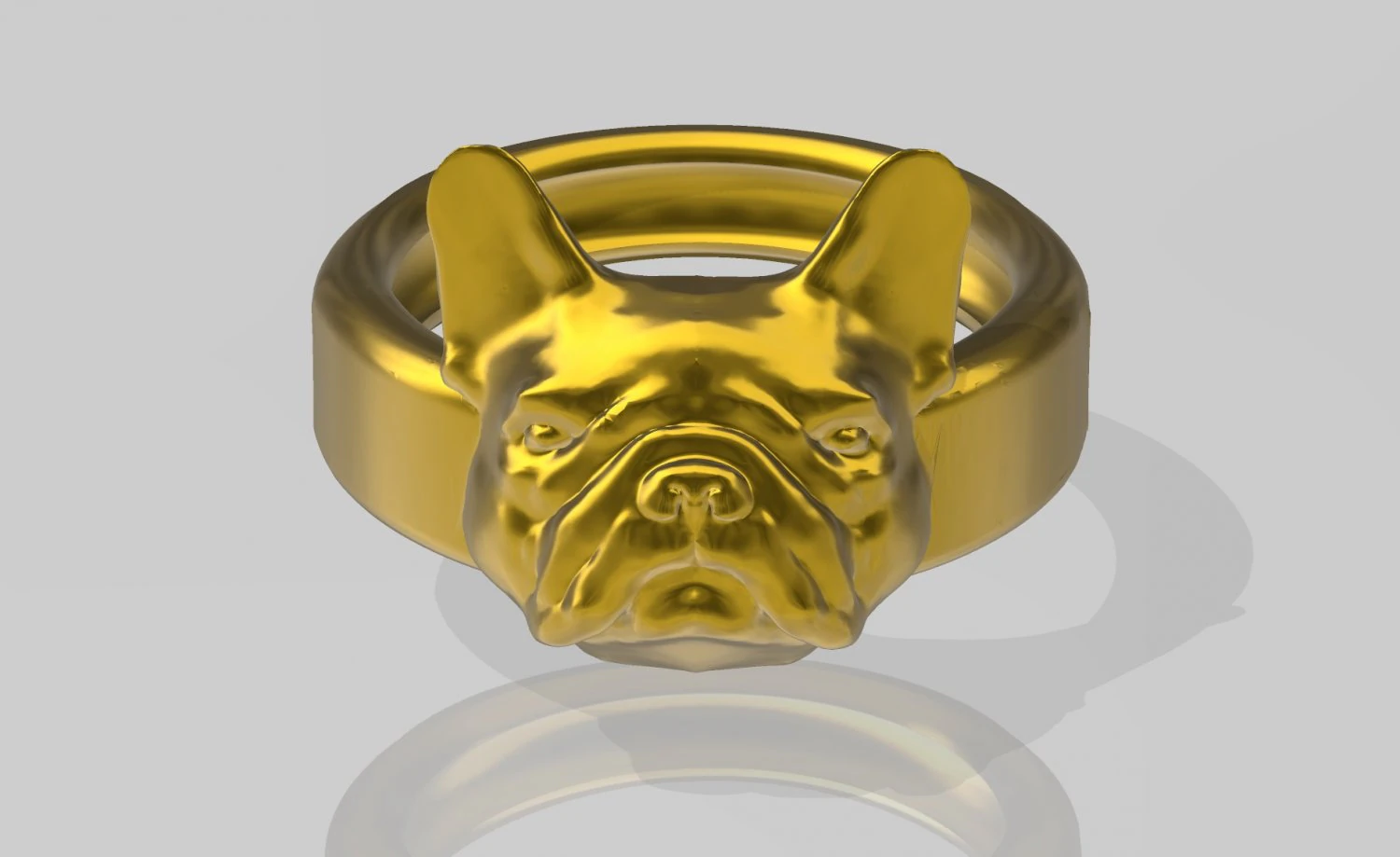 FRENCHIE BULDOG FRANCES 3D Model .c4d .max .obj .3ds .fbx .stl .blend