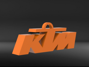 KEY CHAIN KTM 3D 打印模型