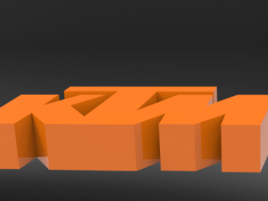 KEY CHAIN KTM 3D Print Model