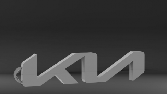 KEY CHAIN KIA 3D-printmodel .c4d .max .obj .3ds .fbx .stl .blend 