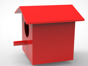 BIRD HOUSE 3D Print Model