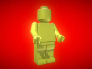 Modelo b&aacute;sico de Lego Modelo 3D Modelo 3D
