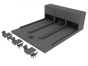 Boliche Modelo 3D